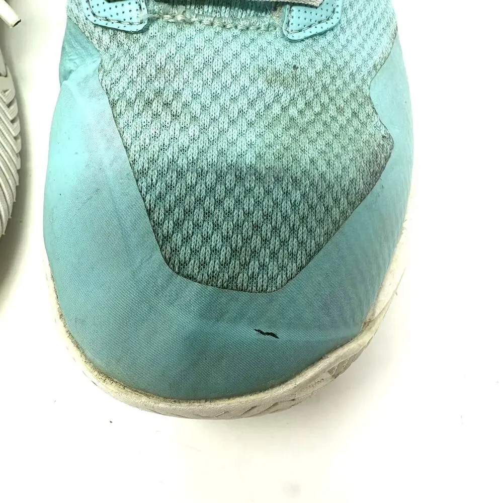 Adidas Size 7 PickleBall Shoes Teal Lace Up Sneaker‎ Outdoor Court Athletic wear
